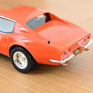 Chevrolet Corvette Coupe 1969 Monaco Orange - 200Stk. Norev 1:18 Metallmodell